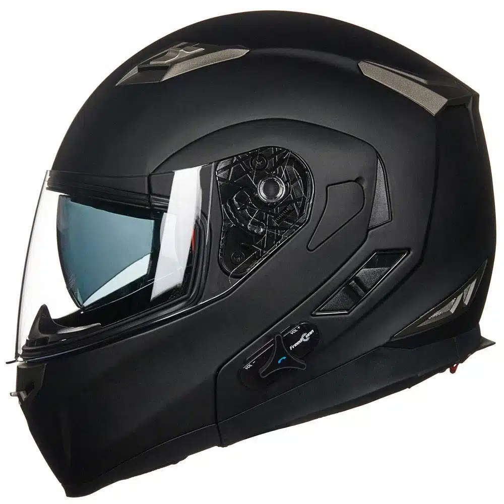 ILM Bluetooth Integrated Modular Flip up Full Face Motorcycle Helmet